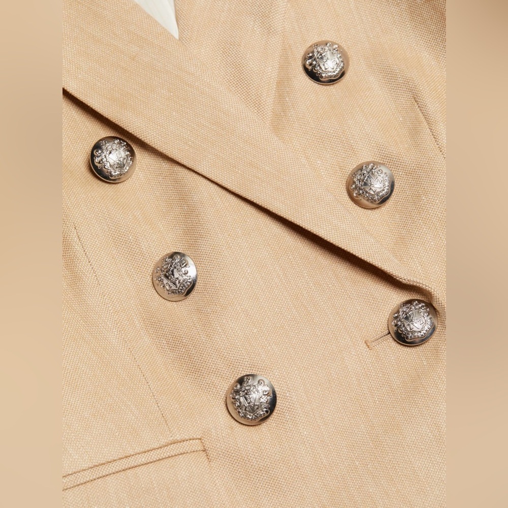 Veronica Beard Miller Linen Blazer - Picture 8 of 11